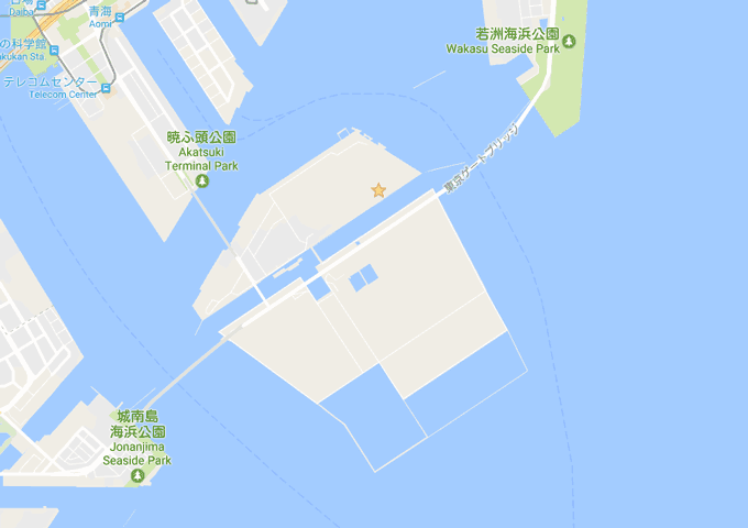 Tokyo 2020 Google Map