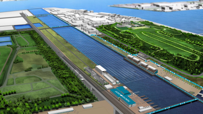 Tokyo 2020 Olympic lake